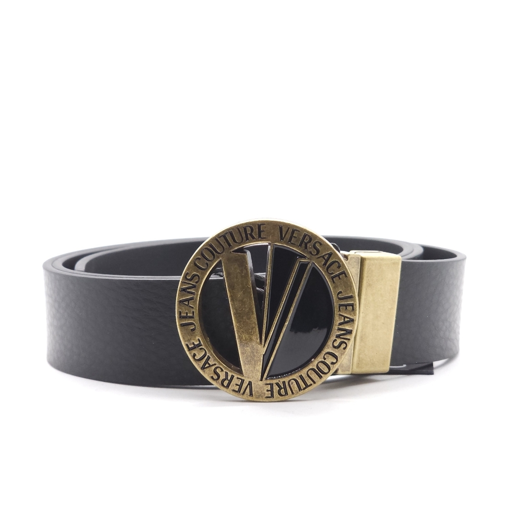 Versace V Emblem Round Belt
